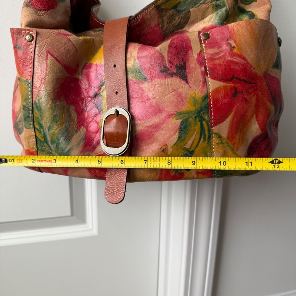 Patricia Nash spring floral hobo shoulder bag - Picture 11 of 15